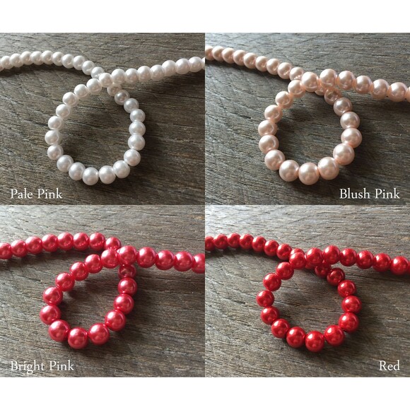 Braided Pearl Bracelet, Multi Strand Statement Bracelet on Silver - Picture 6 of 10